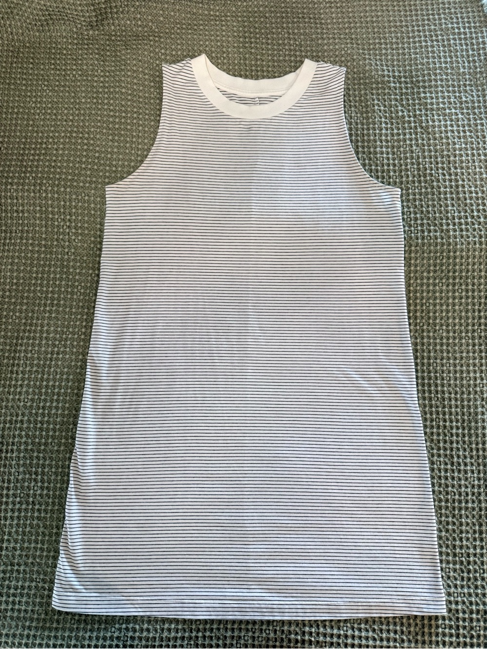 Target A New Day Brand Striped Sleeveless Tank Dress - White & Black